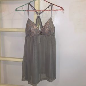 Daisy Fuentes sheer lingerie